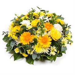 Gold &amp; White Posy Pad