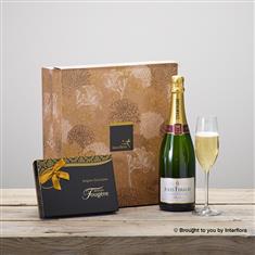 Sparkling Rose &amp; Belgian Chocolates Gift Set