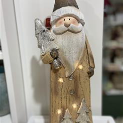 Tall Santa with lights 