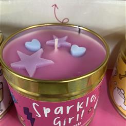 Bomb Sparkle girl candle 