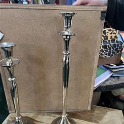 Candle stick silver large 