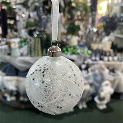 Bauble silver star 