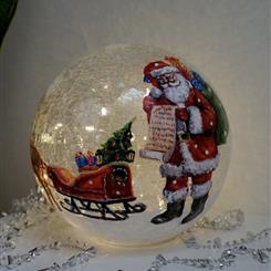 Santa Dome battery operated 