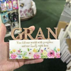 Gran sign in box 