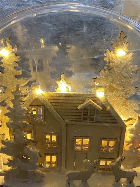 Christmas welcome Christmas house